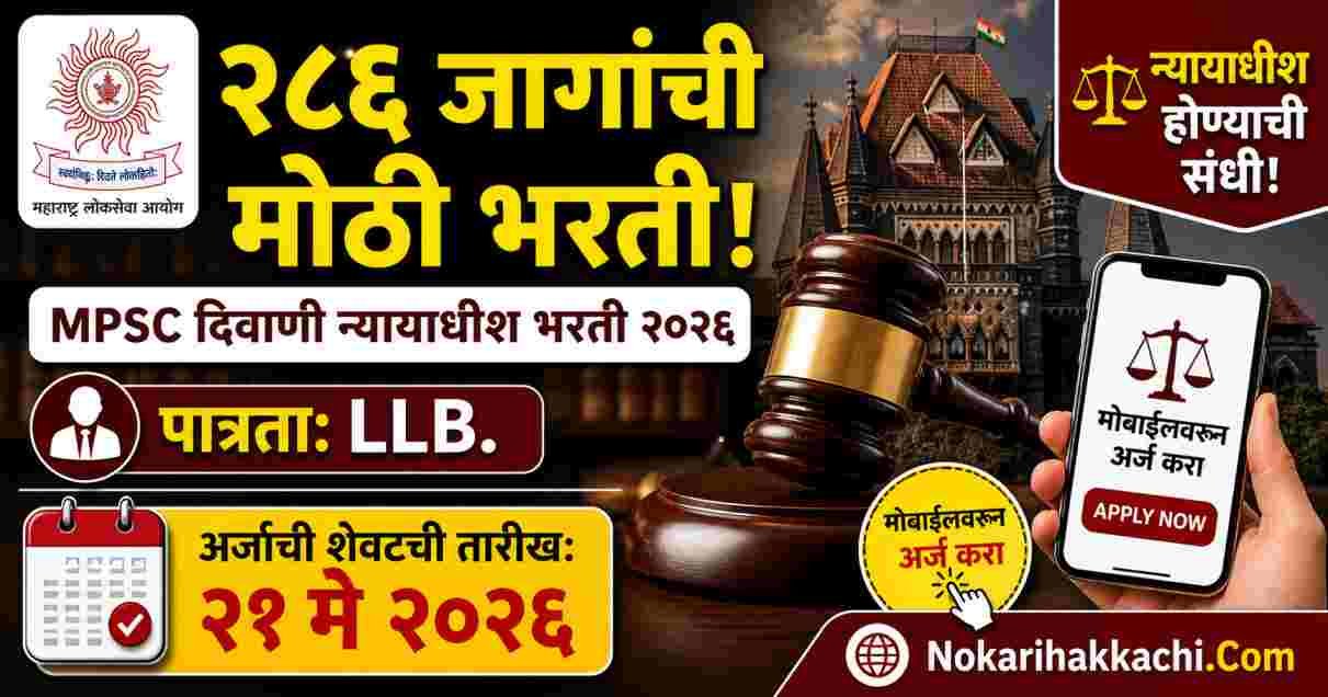 MPSC Civil Judge Bharti 2026