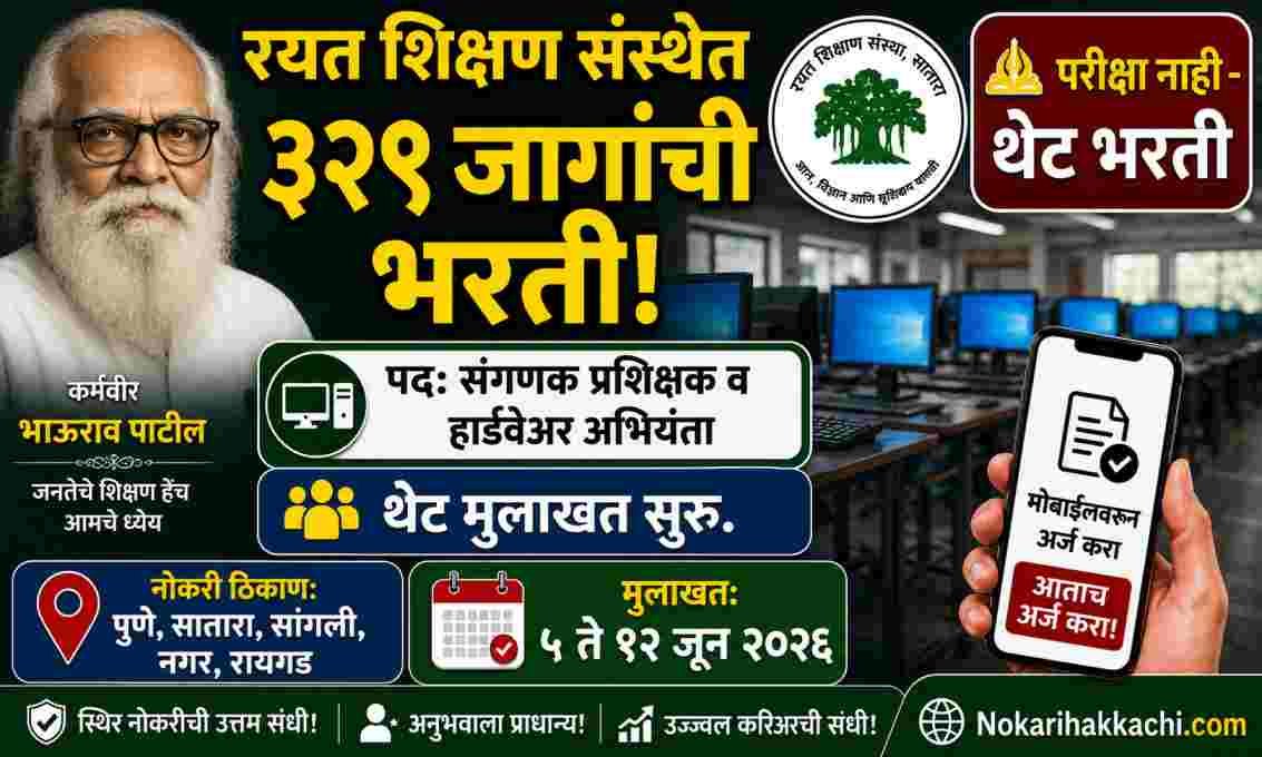 KIIT Satara Recruitment 2026
