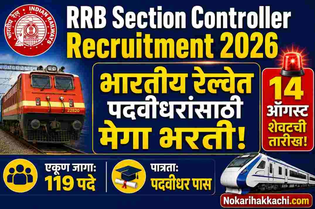 RRB Section Controller Recruitment 2026